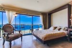 Queen Murphy Bed with awesome view of bay.